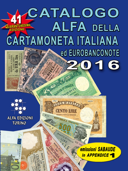Catalogo della Cartamoneta italiana 2016 - 41 edizione